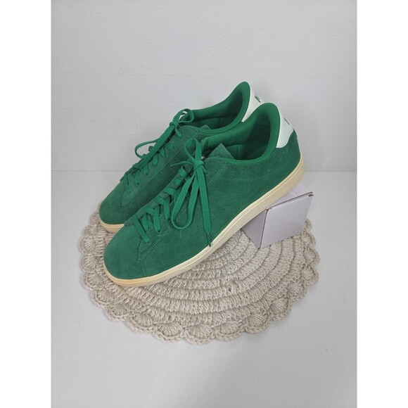 NEW RARE Nike Tennis Classic CS Premium Suede Pine Green Ivory 829351-300 sz 13* - Picture 2 of 14